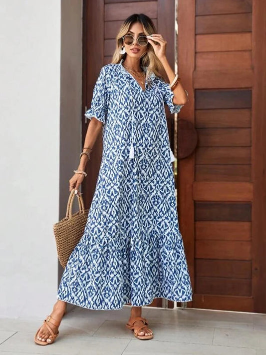 Floral Bohemian Maxi Dress