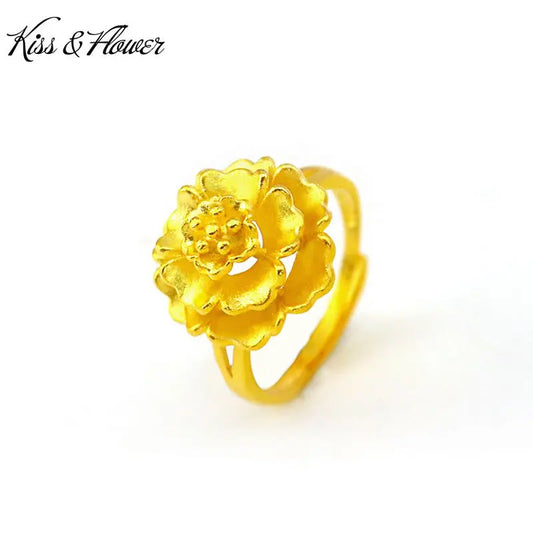 Vintage Floral Silver Ring