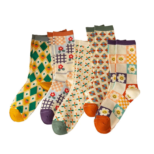 Abstract Art Cotton Socks