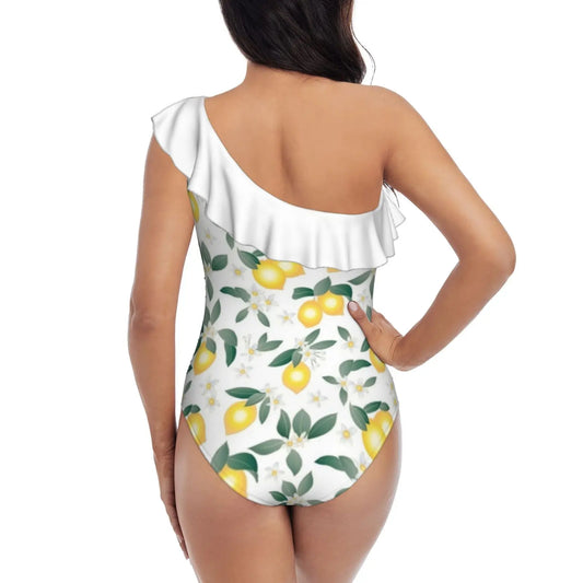 Playful Fruit Print Swimsuit