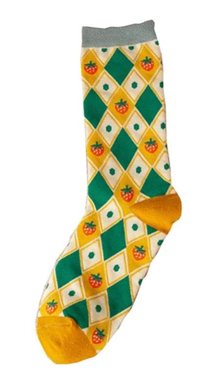 Abstract Art Cotton Socks