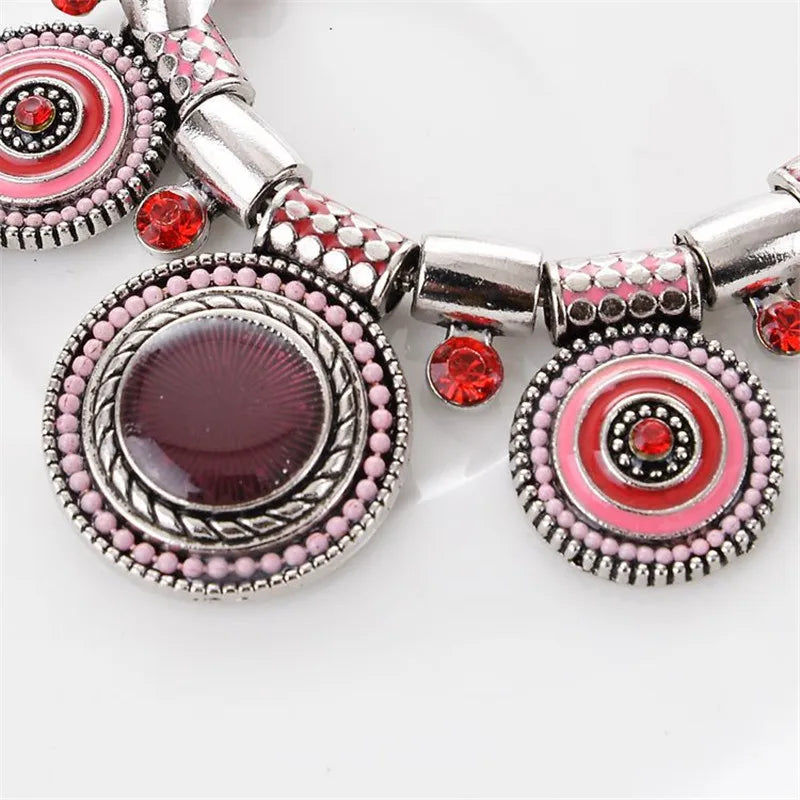 Vintage Gem Pendant Necklace