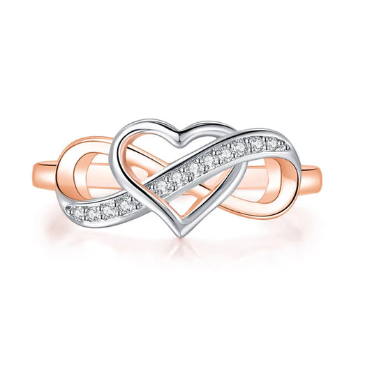 Infinity Love Copper Ring
