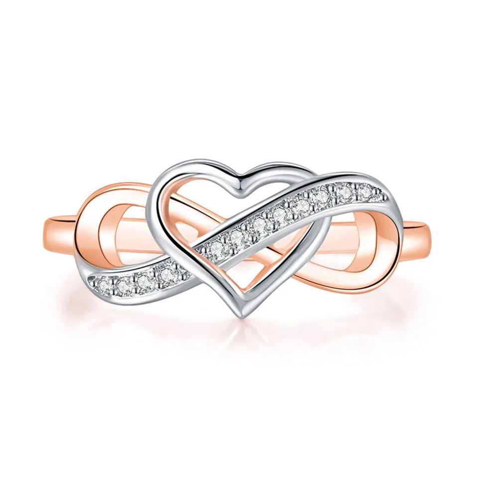Infinity Love Ring – Copper Statement Band with Timeless Symbol