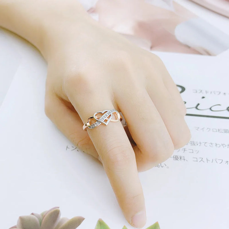 Infinity Love Ring – Copper Statement Band with Timeless Symbol