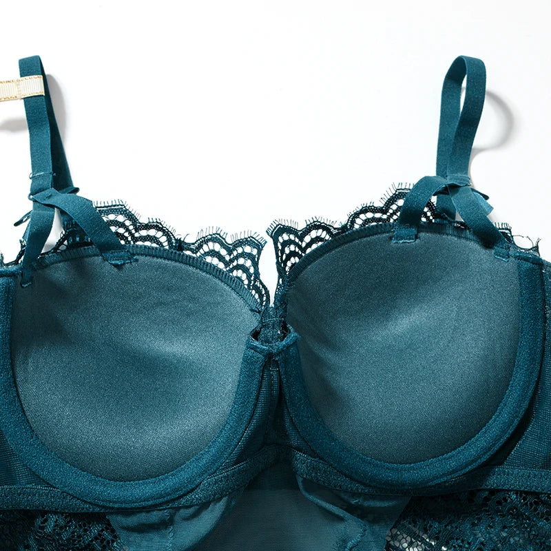 Sculpted Lace Lingerie Set