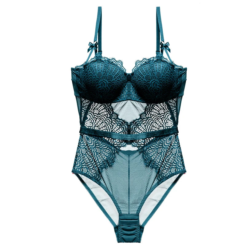Sculpted Lace Lingerie Set