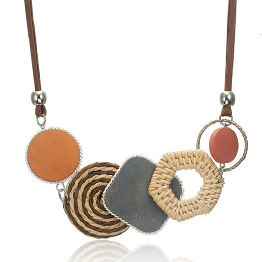 Handmade Plant Fiber Necklace