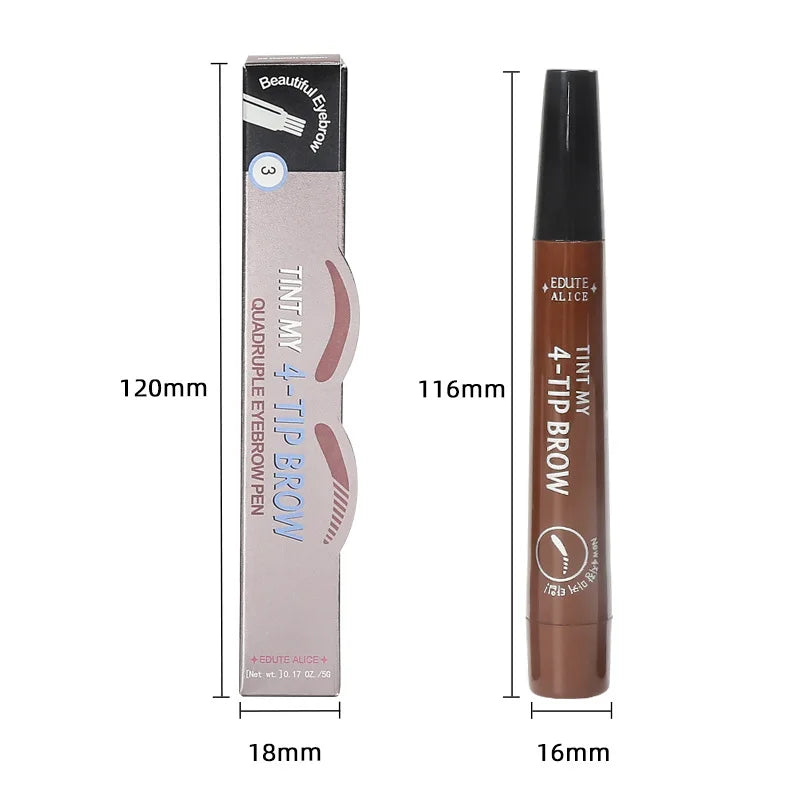 Waterproof Microblading Liquid Eyebrow Pencil - Natural Long-Lasting