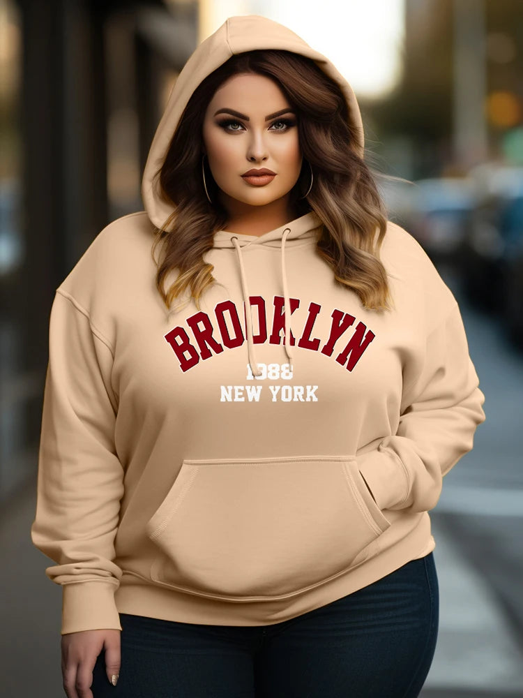 Y2K Letter Print Hoodie