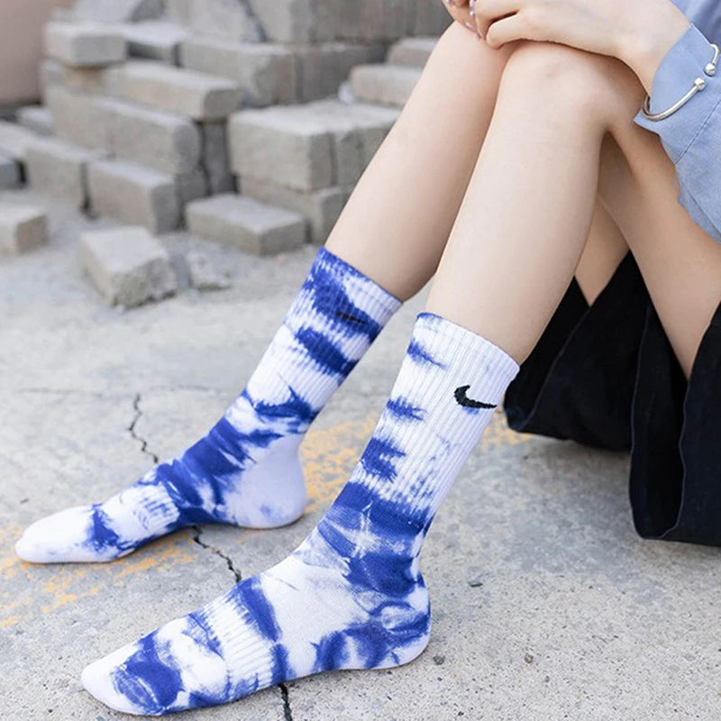 College Style Letter Pattern Socks - Fashion Crew Socks