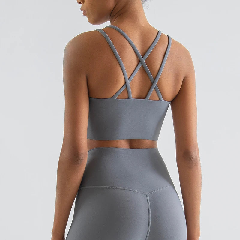 Breathable Nylon Sports Bra