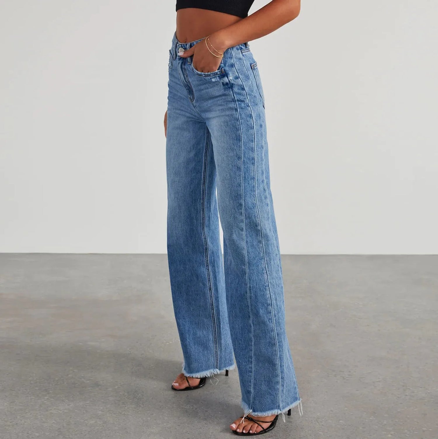 Casual Loose Jeans - Lightweight Breathable Cotton Style