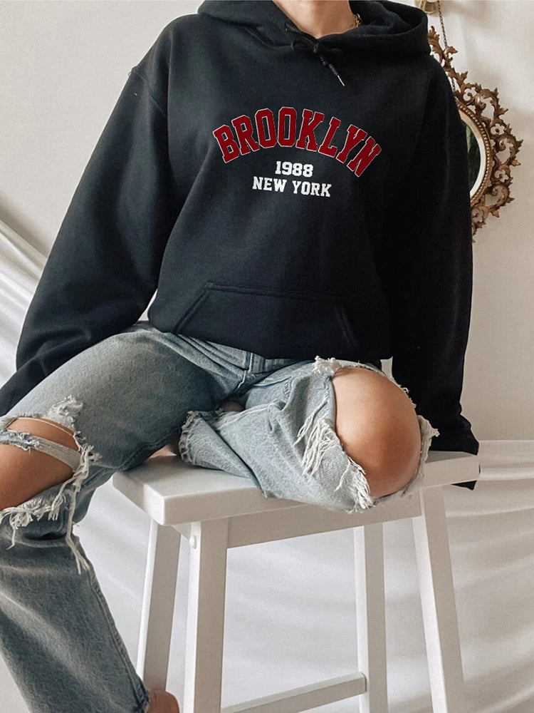 Y2K Letter Print Hoodie