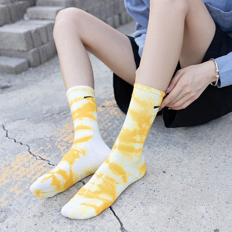 College Style Letter Pattern Socks - Fashion Crew Socks