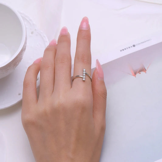 Brilliant Zircon Silver Ring