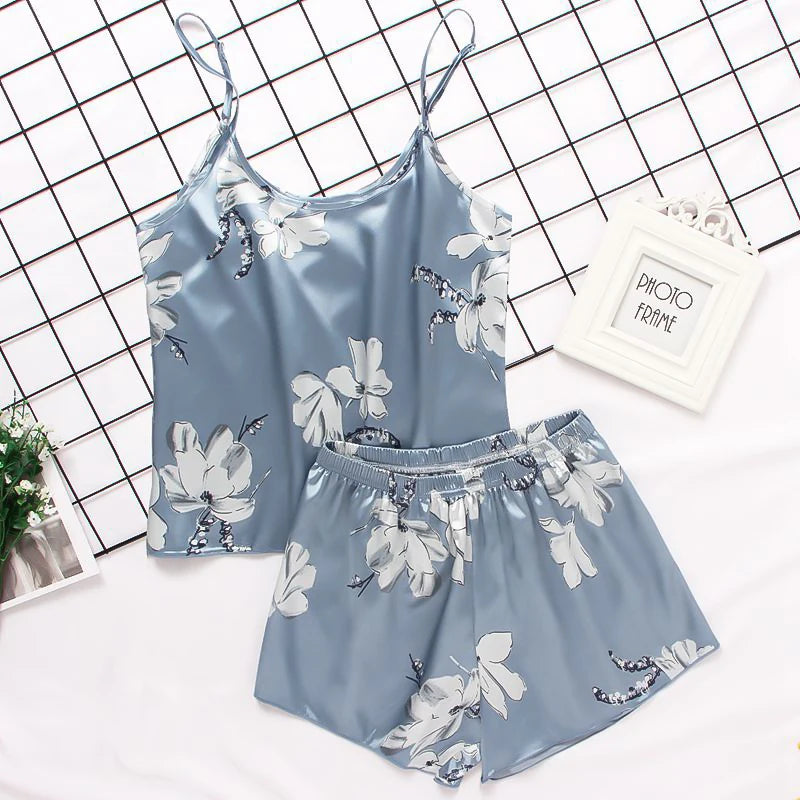 Floral Summer Pajama Set