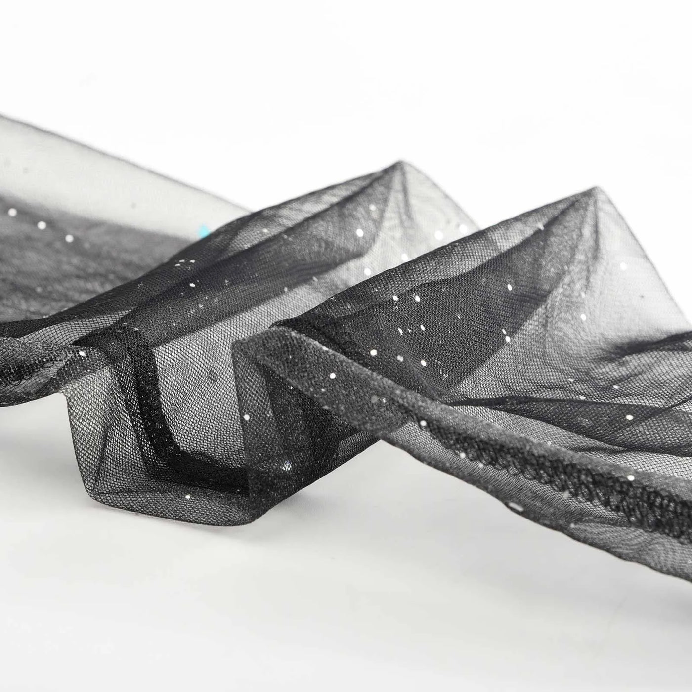 Black V-Neck Mesh Sequins Jumpsuit - Beaded Glamour