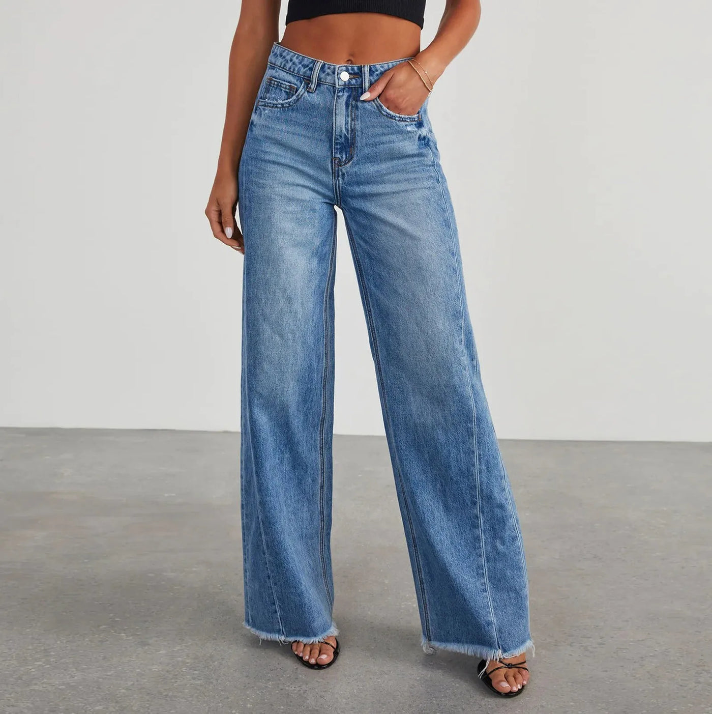 Casual Loose Jeans - Lightweight Breathable Cotton Style