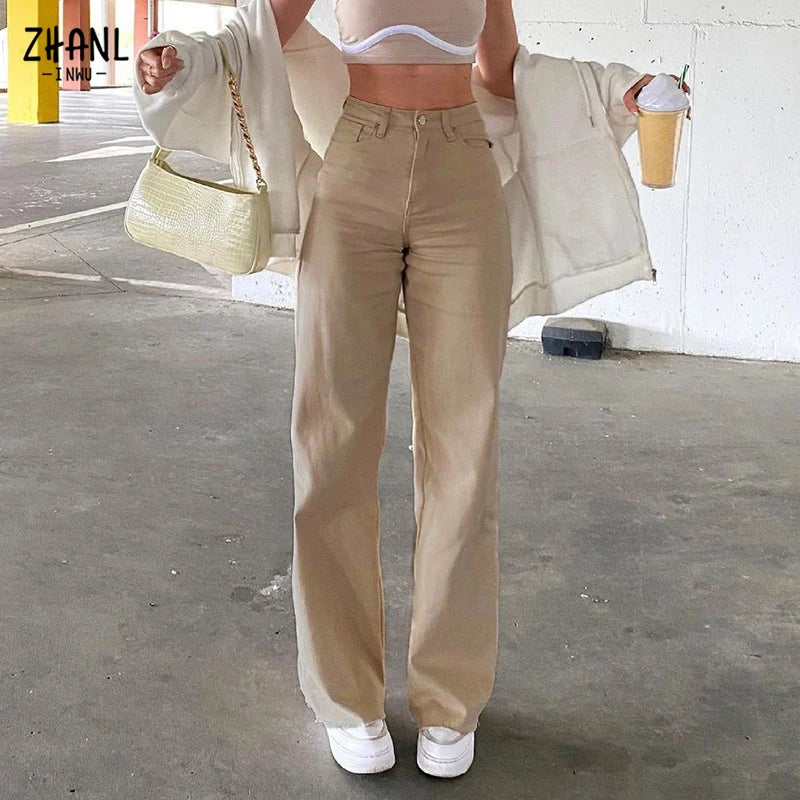 Hip Hop Women's Jeans - Cotton Statement Street Style