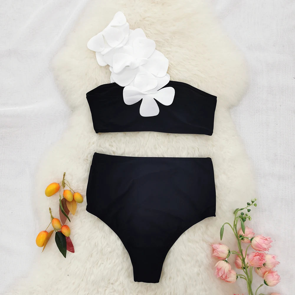 Floral Bandeau Bikini Set
