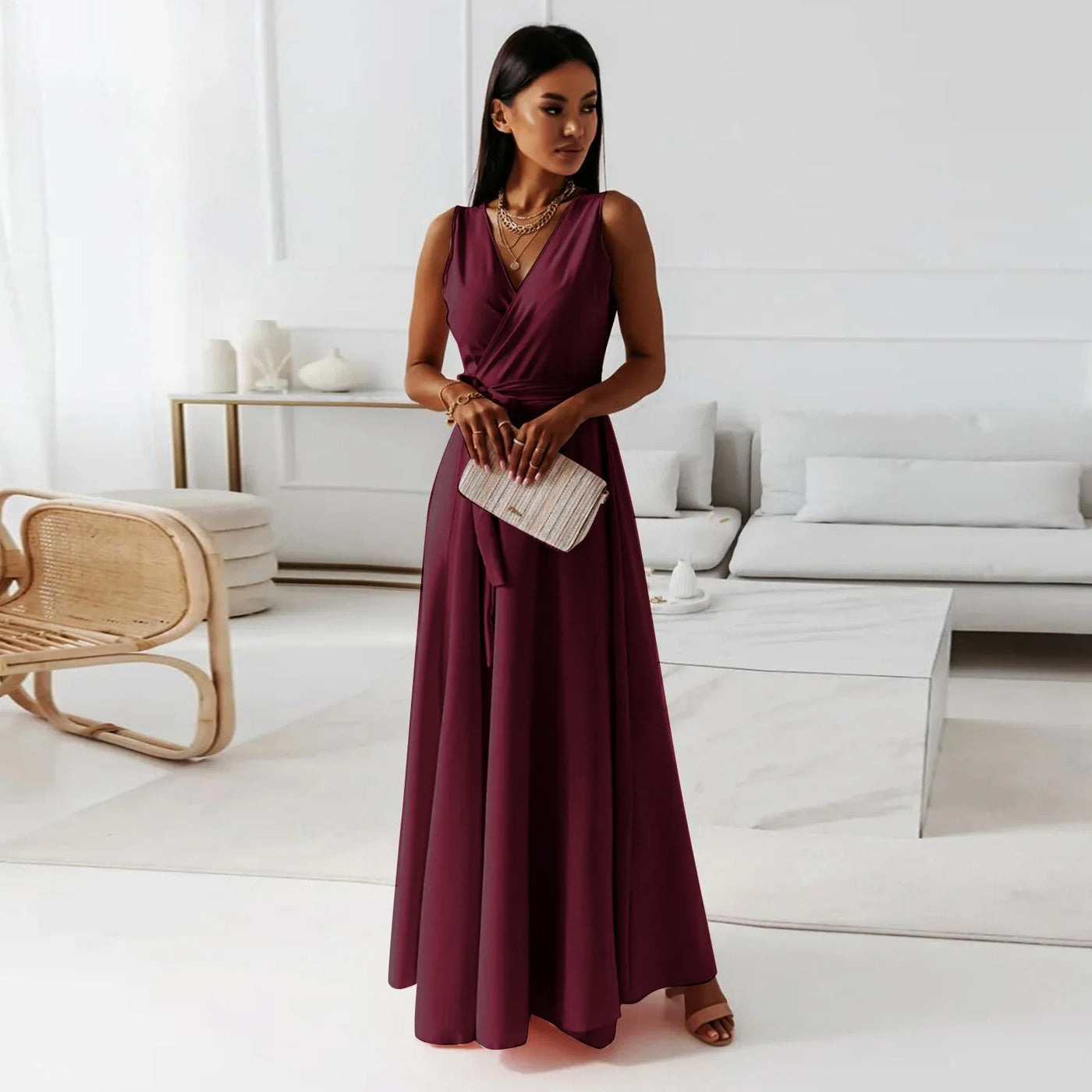 Simple Elegant Summer Dress - Fit-and-Flare Grace