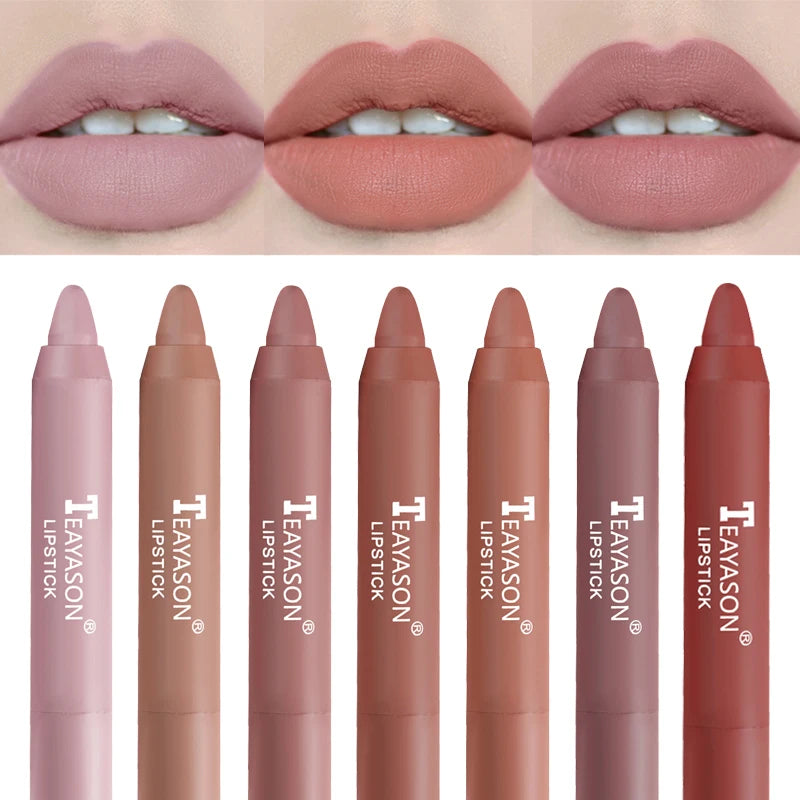 Nude Velvet Matte Lip Liner Pencil - Creamy Long-Lasting