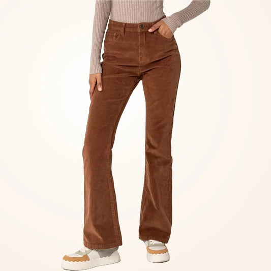 Corduroy Straight Leg Trousers