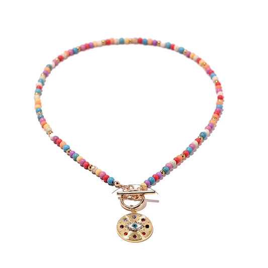 Colorful 4mm Stone Choker