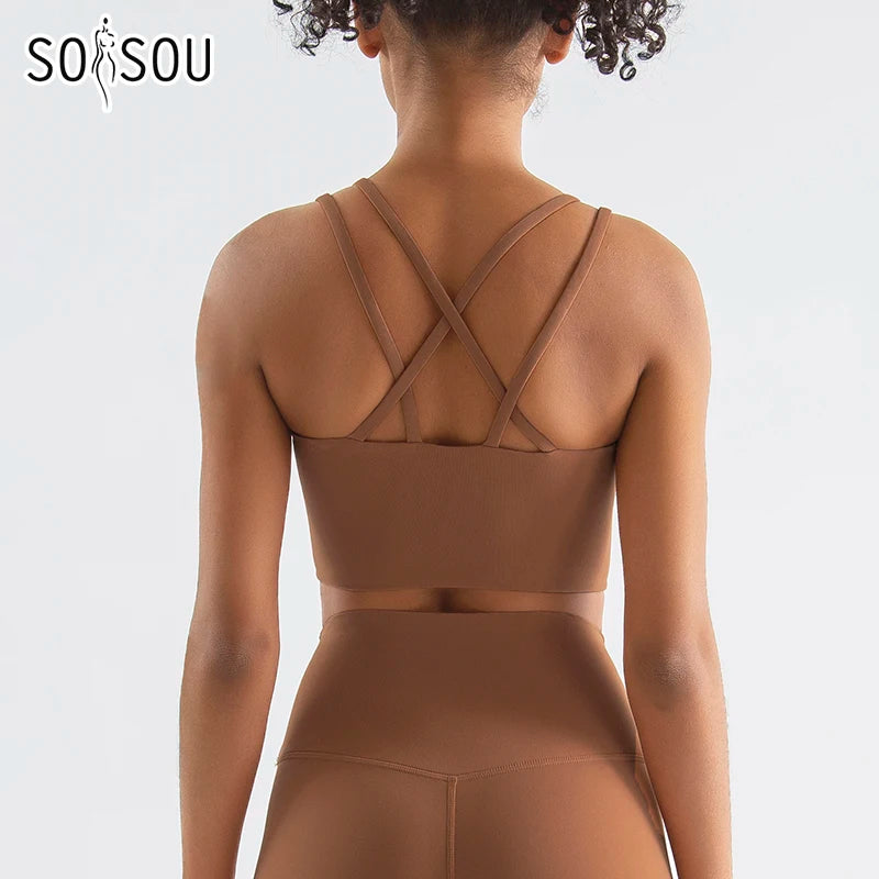 Breathable Nylon Sports Bra