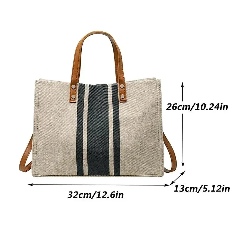 Large Capacity Canvas Tote