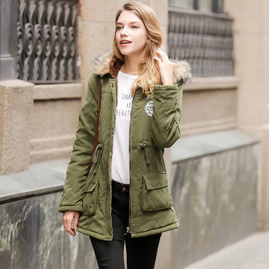 Lightweight Long Cotton Parka