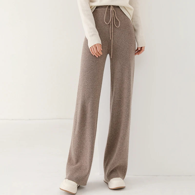Warm Autumn High Waist Pants - Corduroy Boot Cut