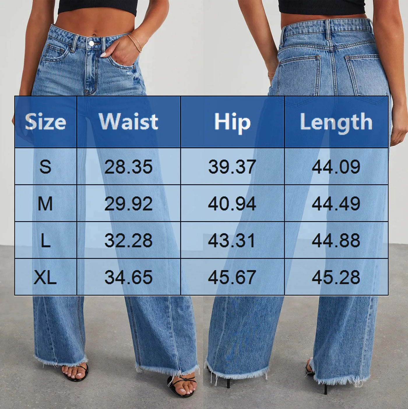 Casual Loose Jeans - Lightweight Breathable Cotton Style