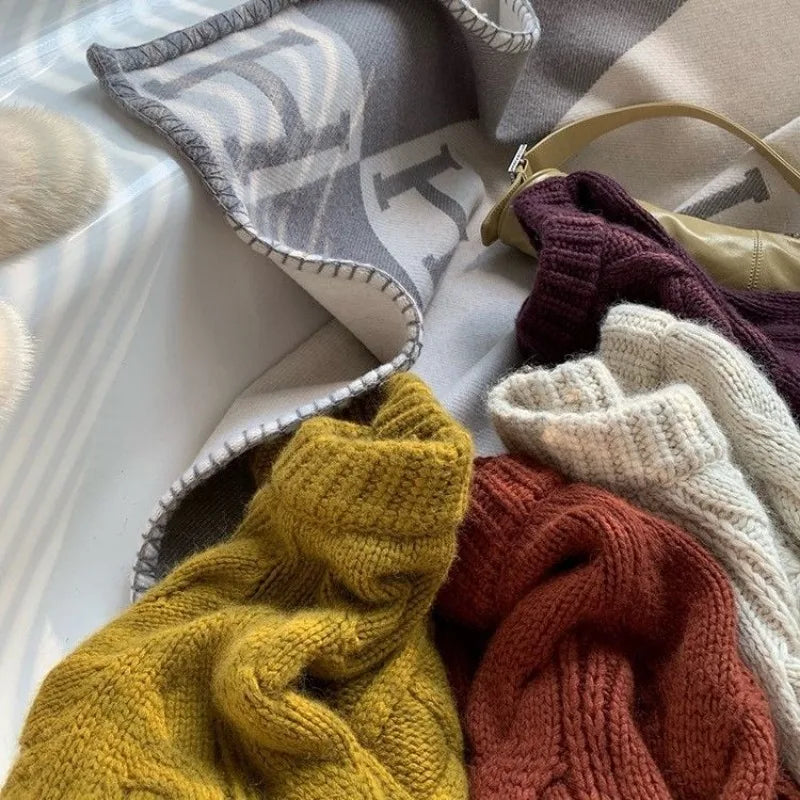 Vintage Twist Knit Sweater