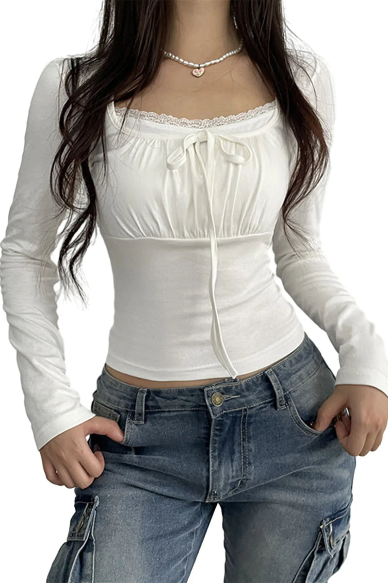 Long Sleeve Stitch T-Shirt - Soft Comfortable Knit