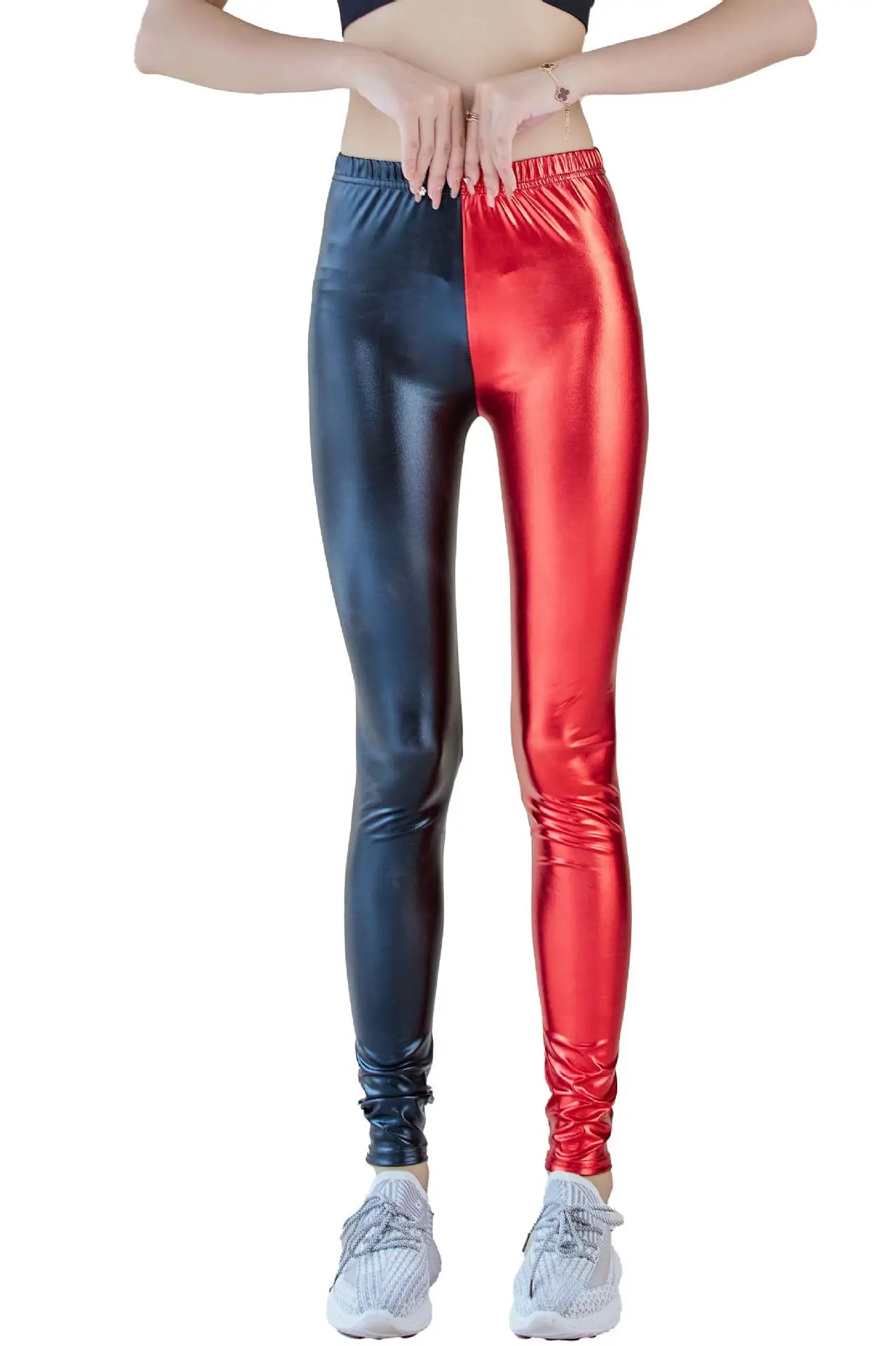 Metallic High Waist Leggings
