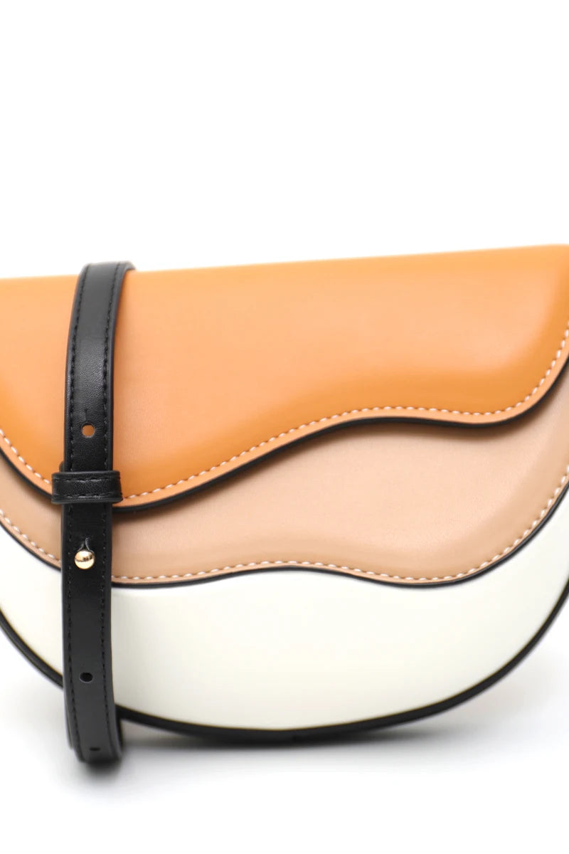 Contrast Color Crossbody Bag
