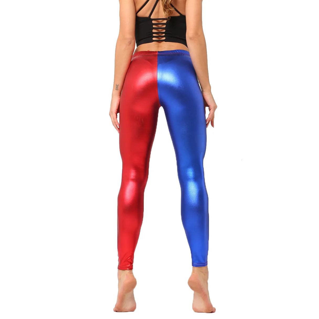 Metallic High Waist Leggings