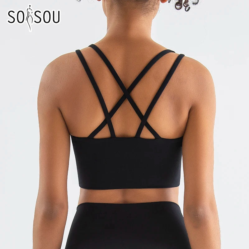 Breathable Nylon Sports Bra