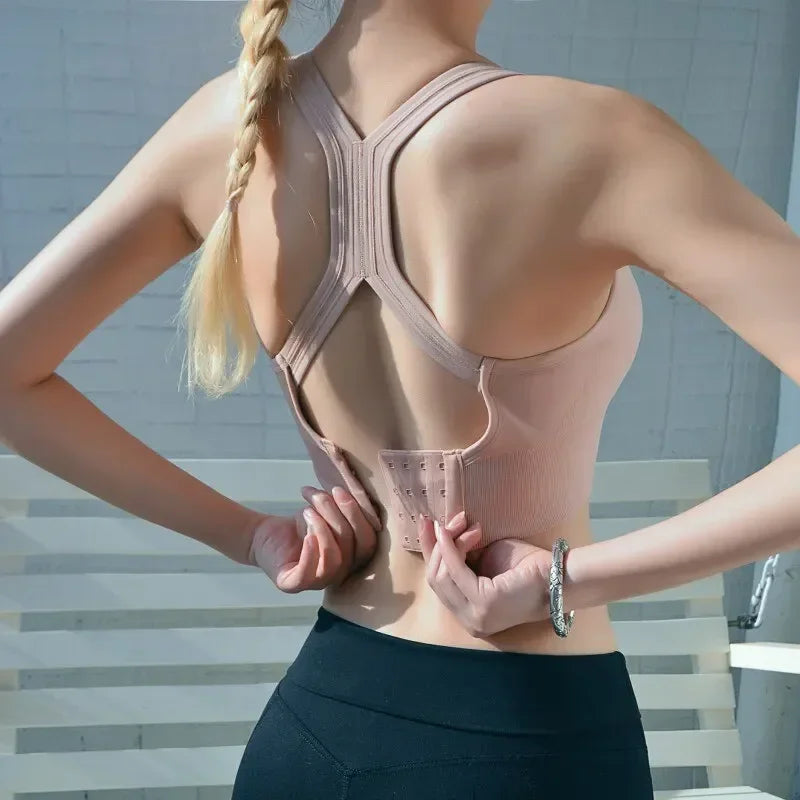 Seamless Push Up Sports Bra