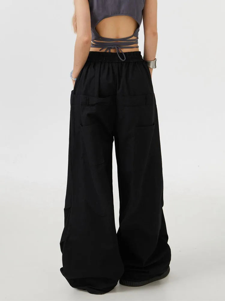 Streetwear Cargo Pants - High Waist Urban Fashion