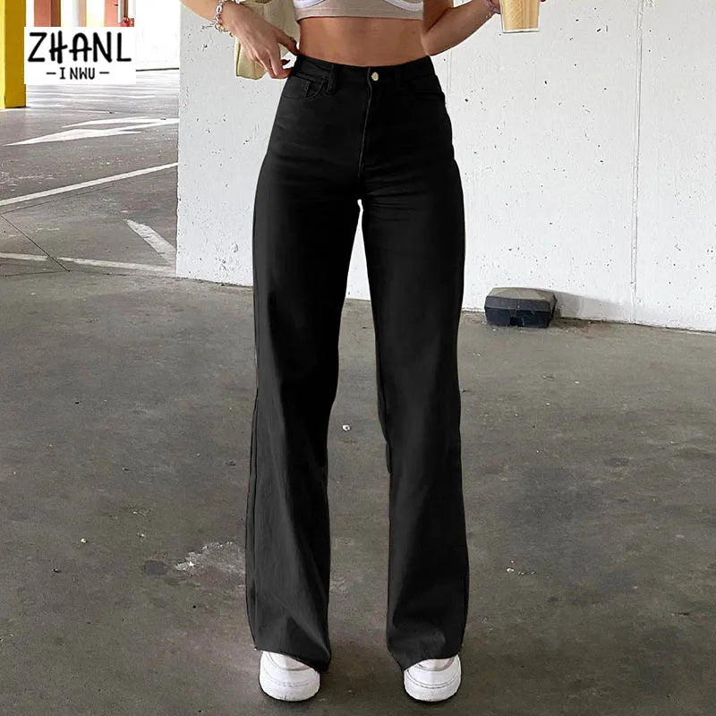 Hip Hop Women's Jeans - Cotton Statement Street Style