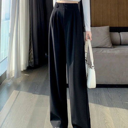 Flowing Wide Leg Trousers