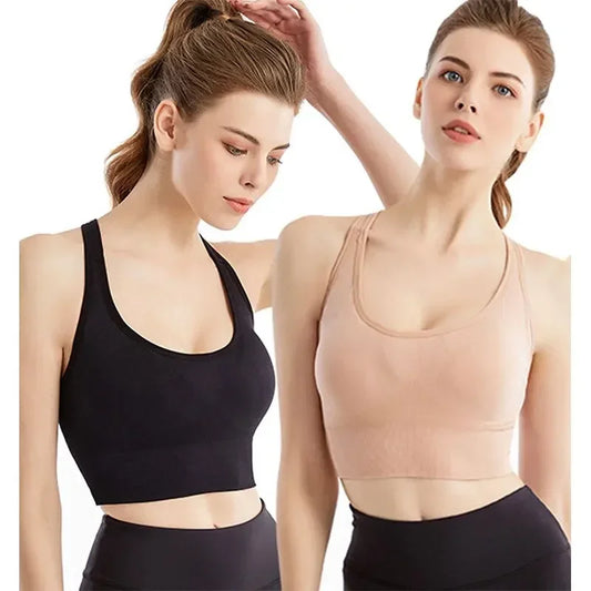 Seamless Push Up Sports Bra