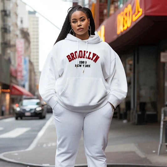 Y2K Letter Print Hoodie