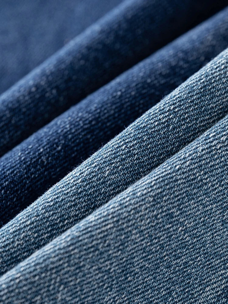 Retro Patchwork Jeans - 100% Cotton Modern Unique Style