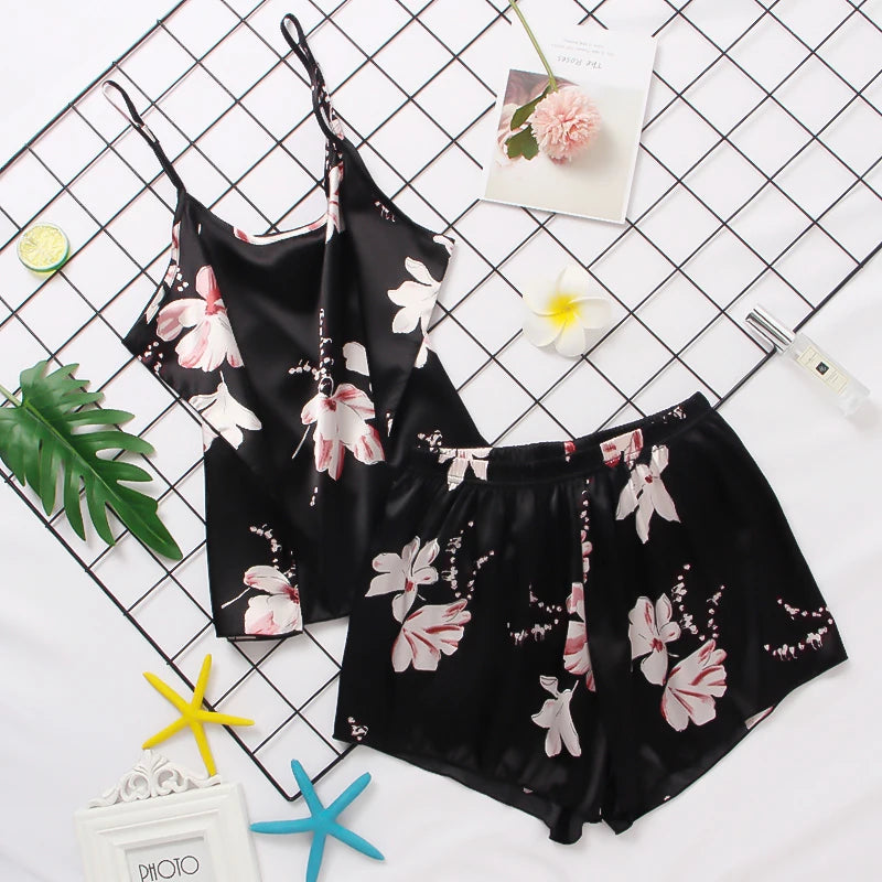 Floral Summer Pajama Set