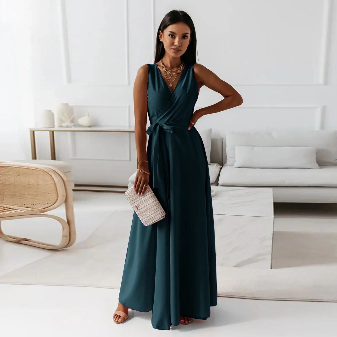 Simple Elegant Summer Dress - Fit-and-Flare Grace