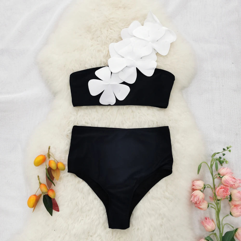 Floral Bandeau Bikini Set